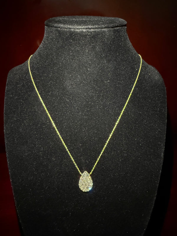 Aurelia Pear Cluster Pendant - Yellow Gold