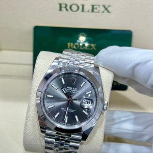 Rolex DateJust Slate Dial