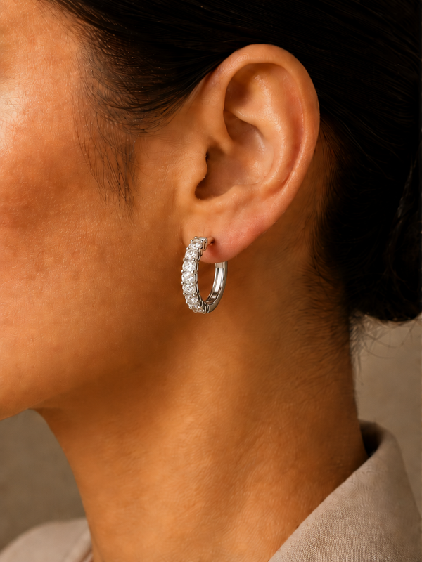 2.53 CTs Emerald Hoops