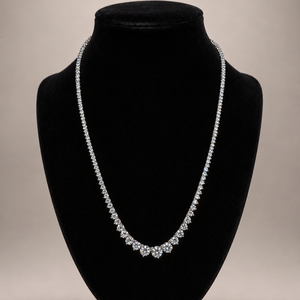 9.98 CTs Cascade Diamond Necklace
