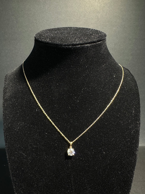 1.50 CTs Solitaire Pendant