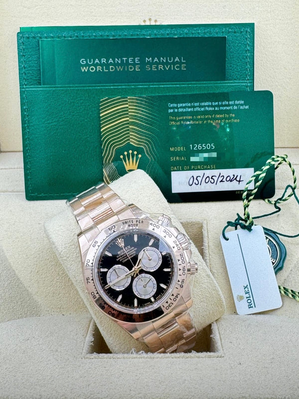 Rolex Daytona Panda - Rose Gold