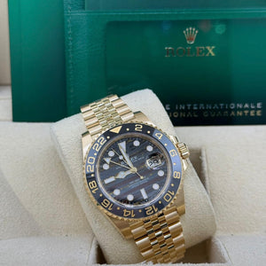 Rolex GMT Master 2 Yellow Gold Tiger Iron