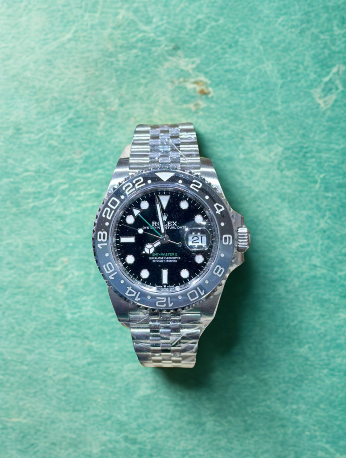 Rolex GMT Master 2 (Bruce Wayne) on Jubilee