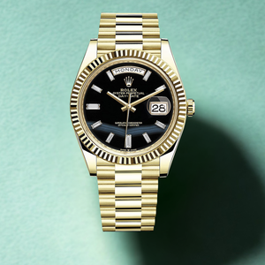 Rolex DayDate Yellow Gold Onyx Dial