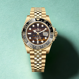 Rolex GMT Master 2 Yellow Gold Tiger Iron