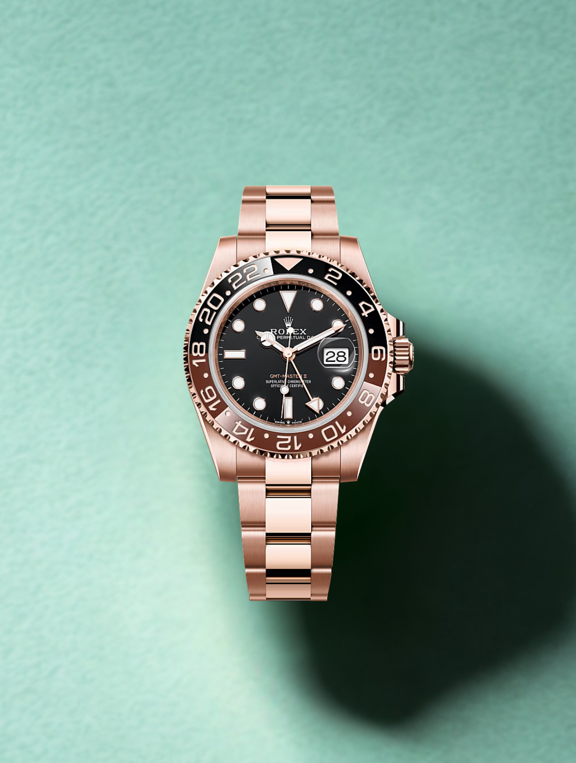 Rolex GMT Master 2 Rose Gold RootBeer