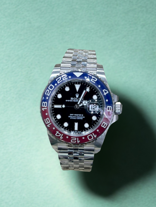 Rolex GMT Master 2 (Pepsi) on Jubilee