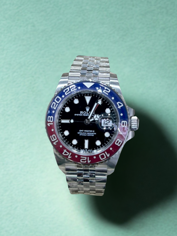 Rolex GMT Master 2 (Pepsi) on Jubilee