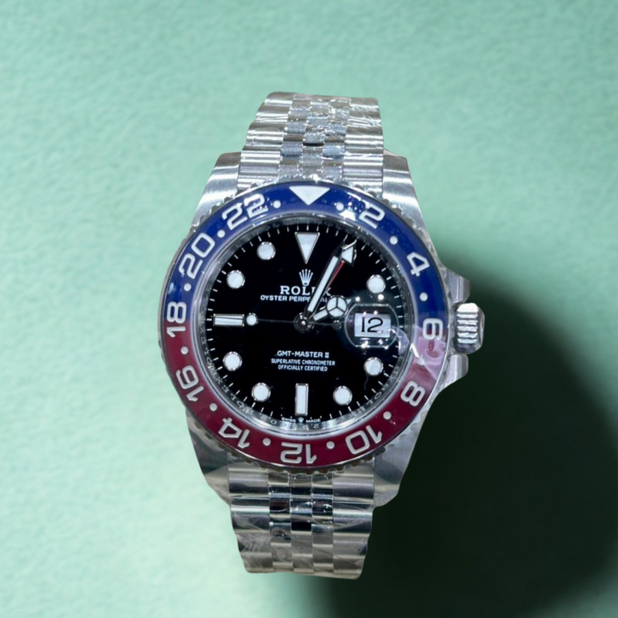Rolex GMT Master 2 (Pepsi) on Jubilee