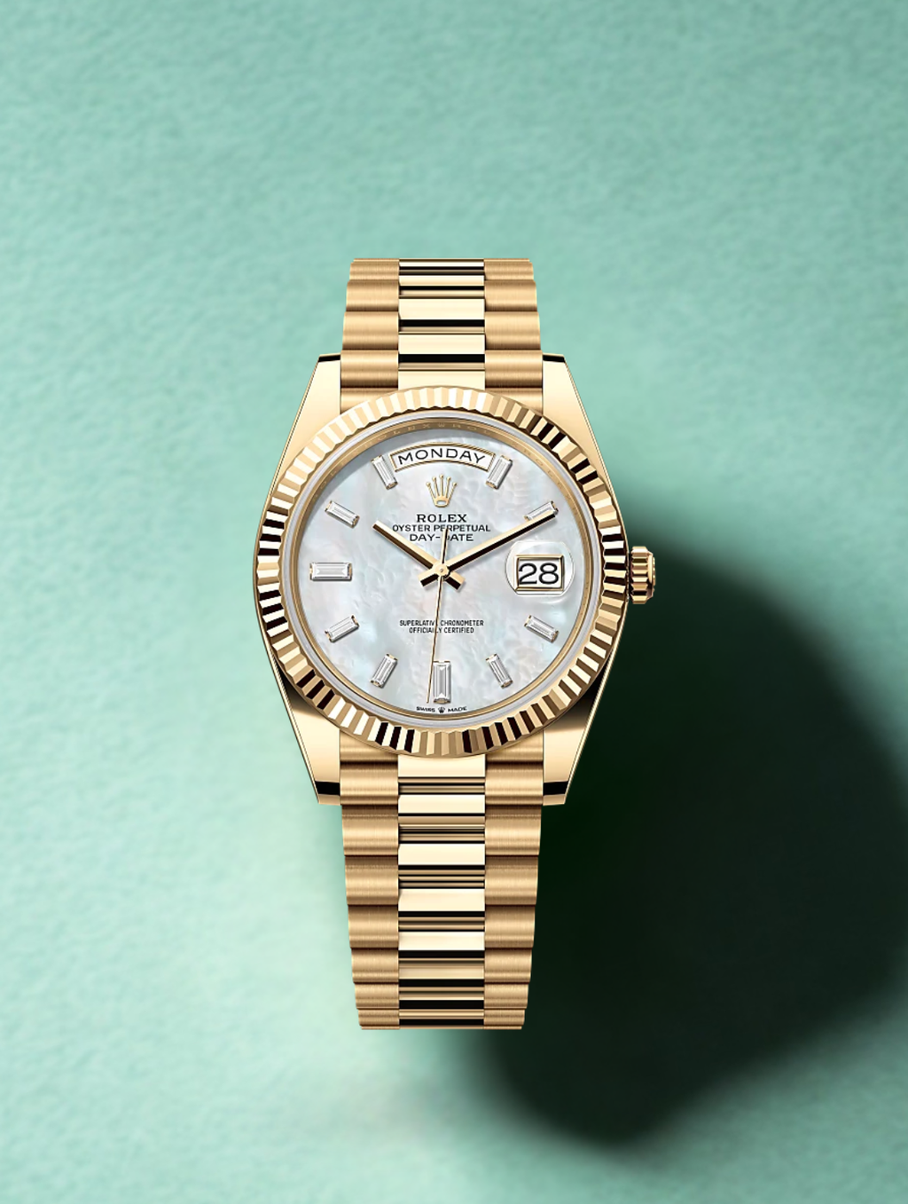 Rolex DayDate Yellow Gold Mother of Pearl