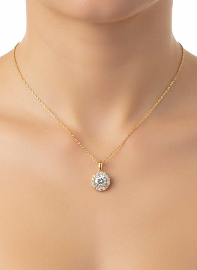 Eternal Radiance Pendant - Yellow Gold