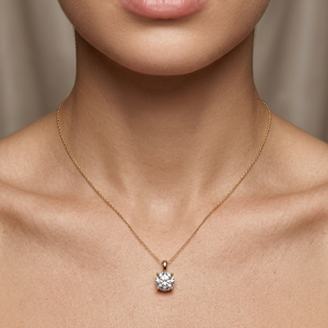 1.50 CTs Solitaire Pendant