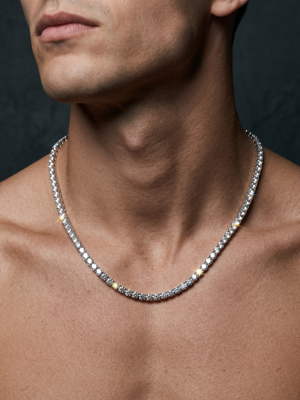 27.37CTs Signature Tennis Necklace