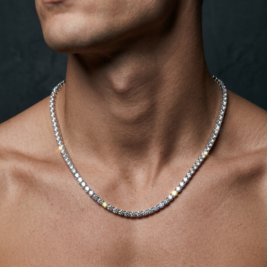 27.37CTs Signature Tennis Necklace